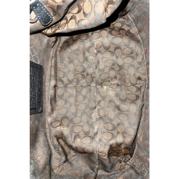 Vintage Coach Black Leather Ergo Hobo Shoulder Bag Handbag Purse 9219 - Picture 9 of 12